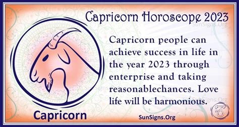 capricorn august horoscope 2023